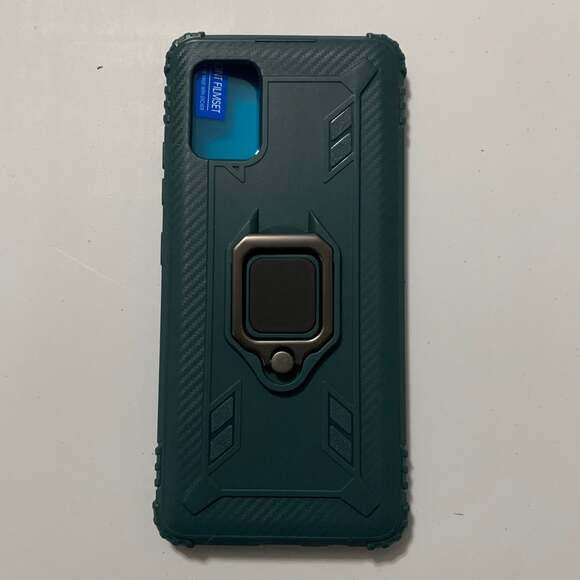 Other - Samsung Galaxy A51 Screen Protector and Kick Stand Hard Phone Case Green